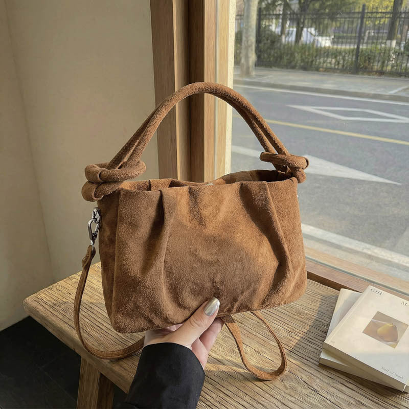 WoSoft Suede Hobo Bag Bowlift