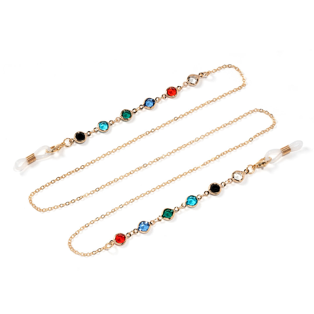 Decorative Crystal Eyewear Chain Bowlift