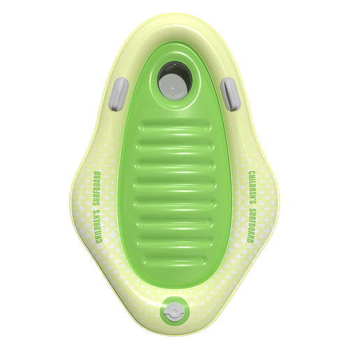 Women Inflatable Kids Swimming Lounger with Safety Handles Bowlift
