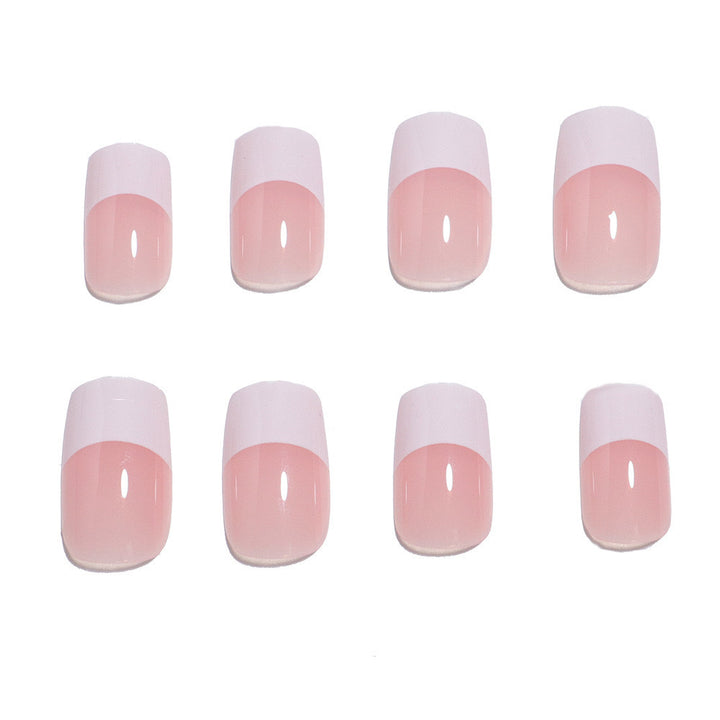 Artificial nail tips with elegant French design Bowlift
