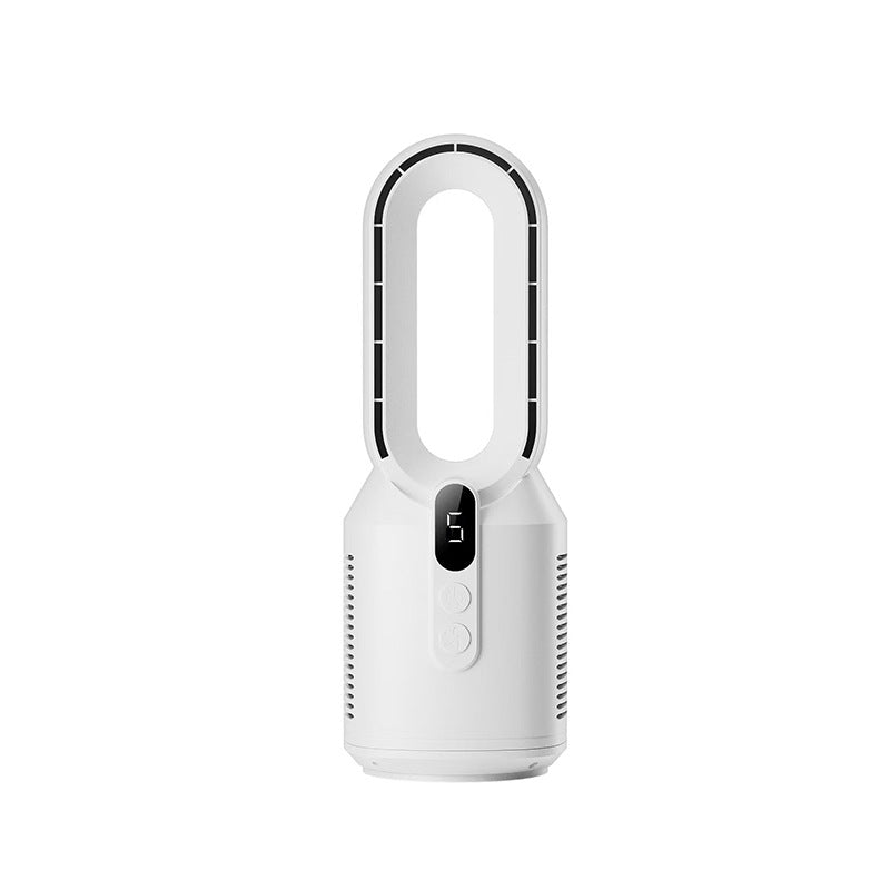 Cooling bladeless tower fan with HEPA air purifier and LED display Bowlift