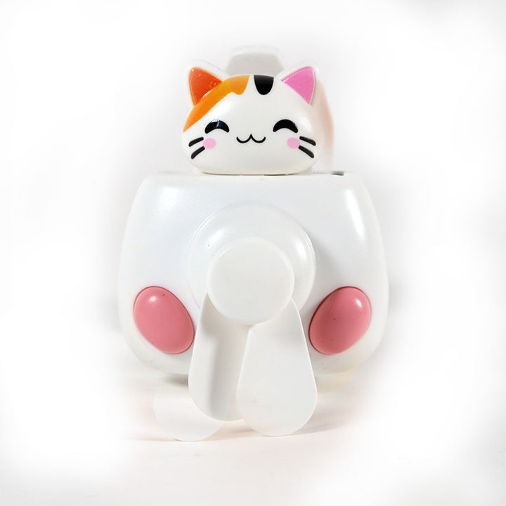 Ladies portable mini cooler fan with cat motif Bowlift