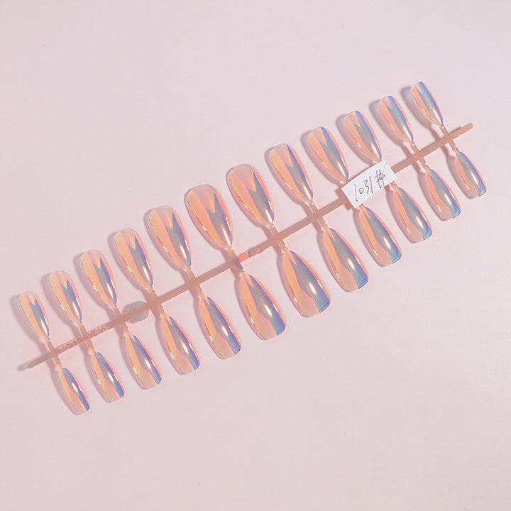 Artistic Gradient Press-On Nails Bowlift