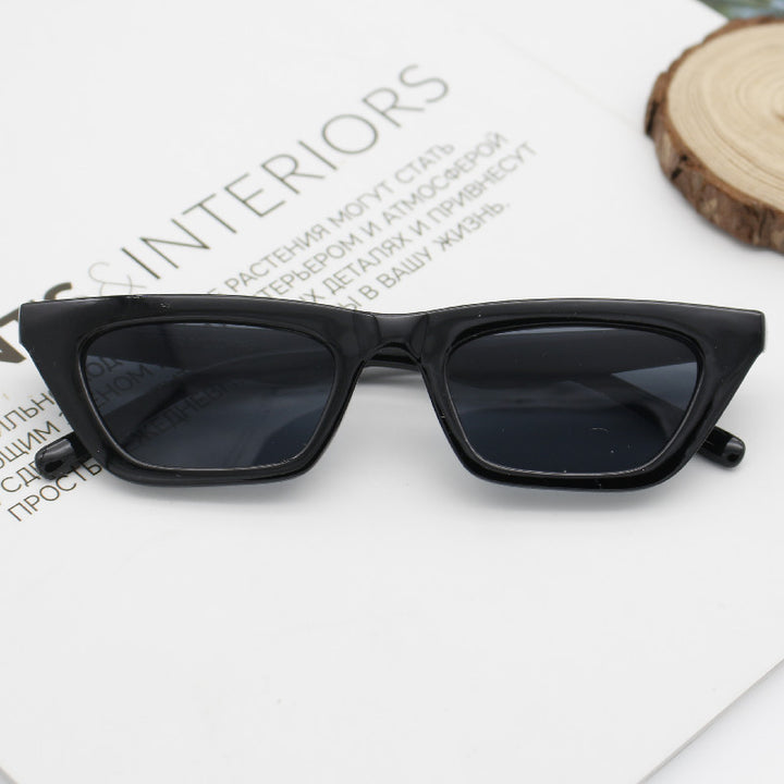 Women’s geometric sunglasses with refined plastic frame Bowlift