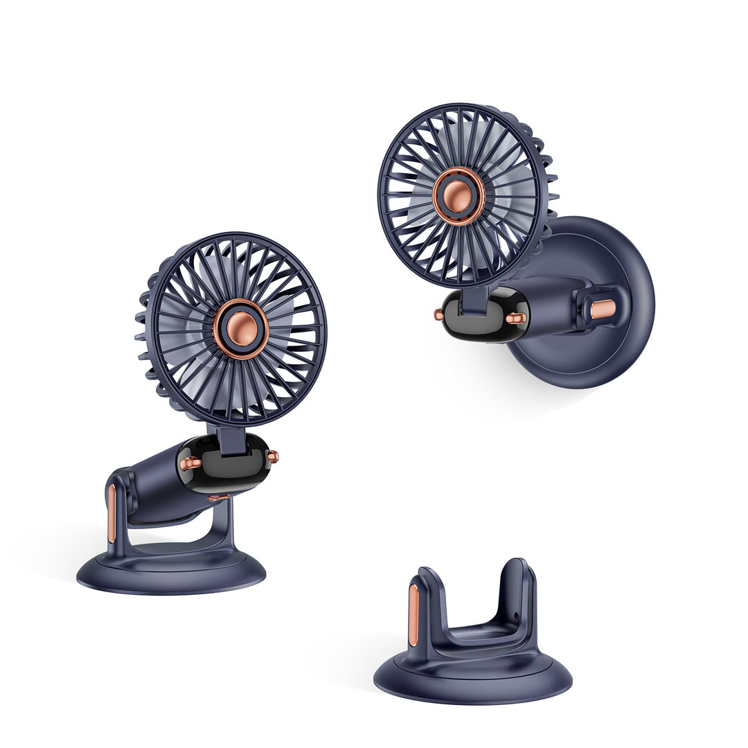 Portable Oscillating Mini Fan with Adjustable Mount Bowlift