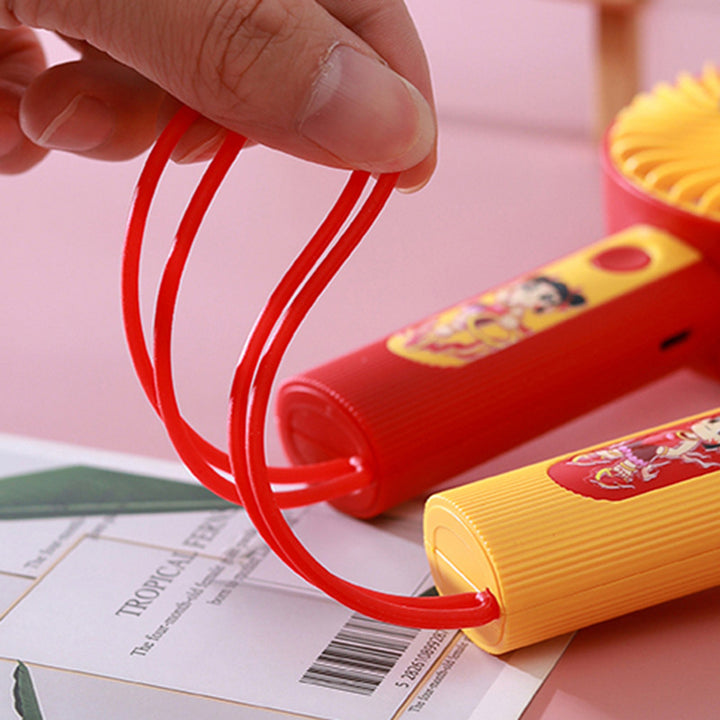 Women's portable handheld fan with cute cartoon design Bowlift