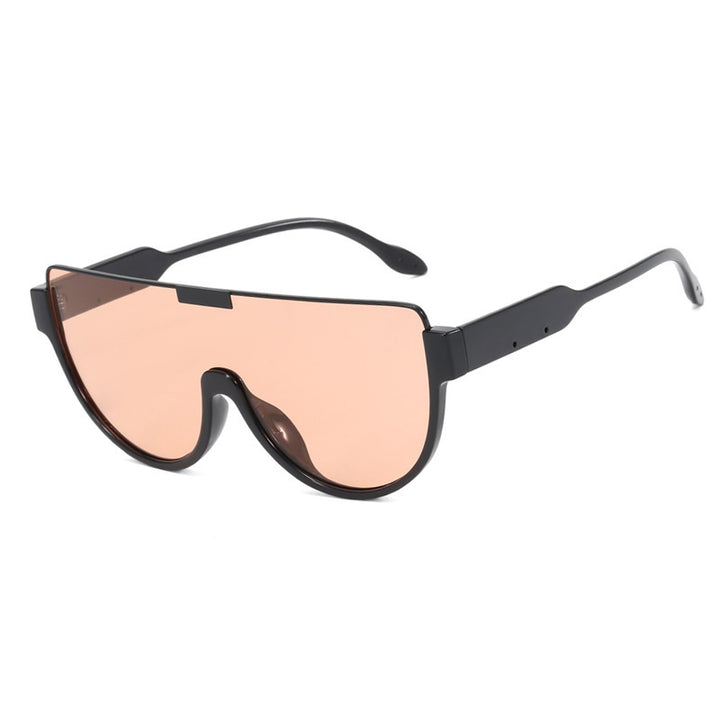 Women's futuristic sports sunglasses with high-gloss frame Bowlift