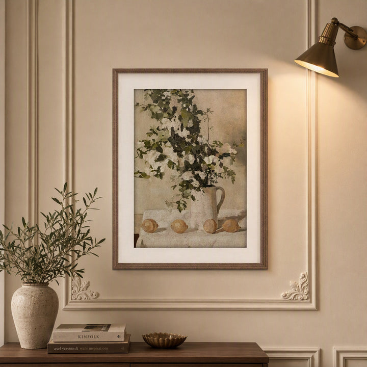 Vintage Flower Couple Wall Display