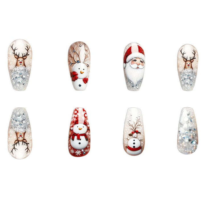 Festive Holiday Themed Nail Art Bowlift