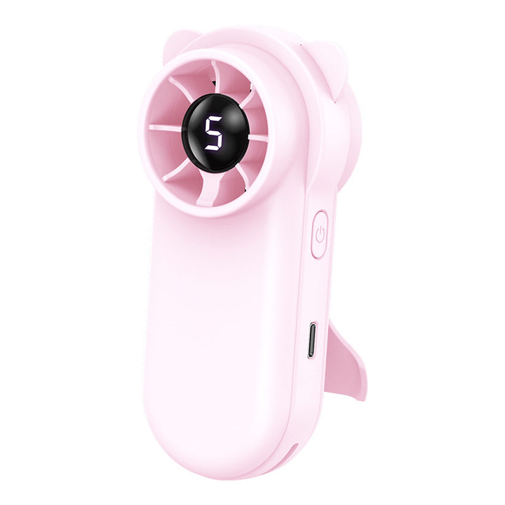 Unisex Portable Mini Handheld Fan with USB Charging Function and Animal Design Bowlift