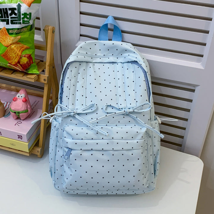 Polka Dot Laptop Backpack