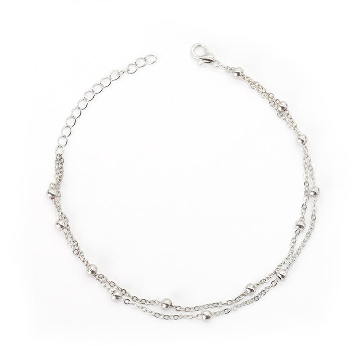 Delicate Layered Chain Anklet Bowlift