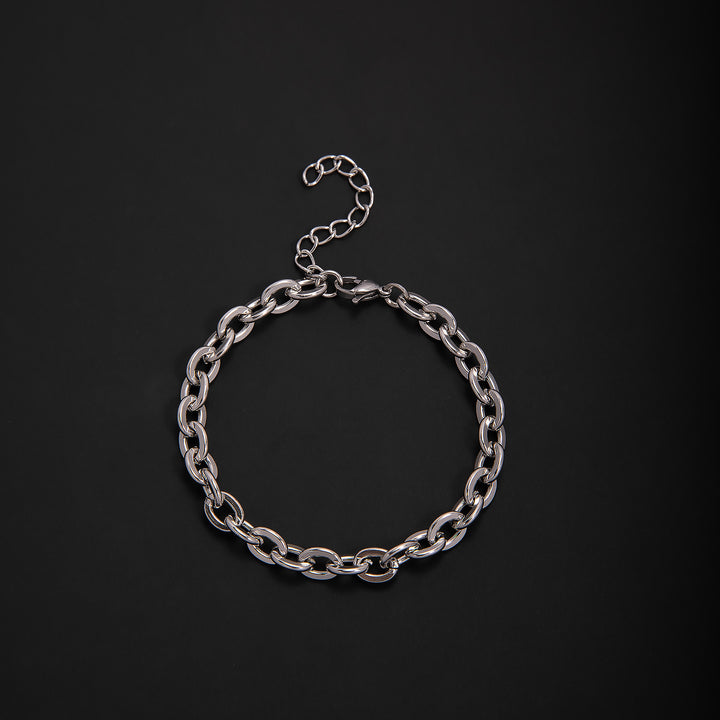 Textured Chain Link Bracelet Bowlift