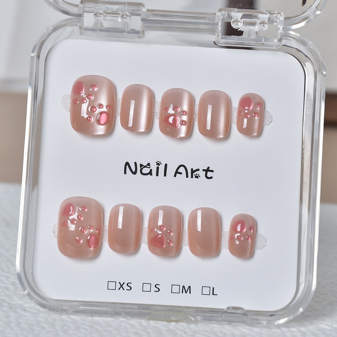 Premium Glamorous Press-On Nail Extensions Bowlift