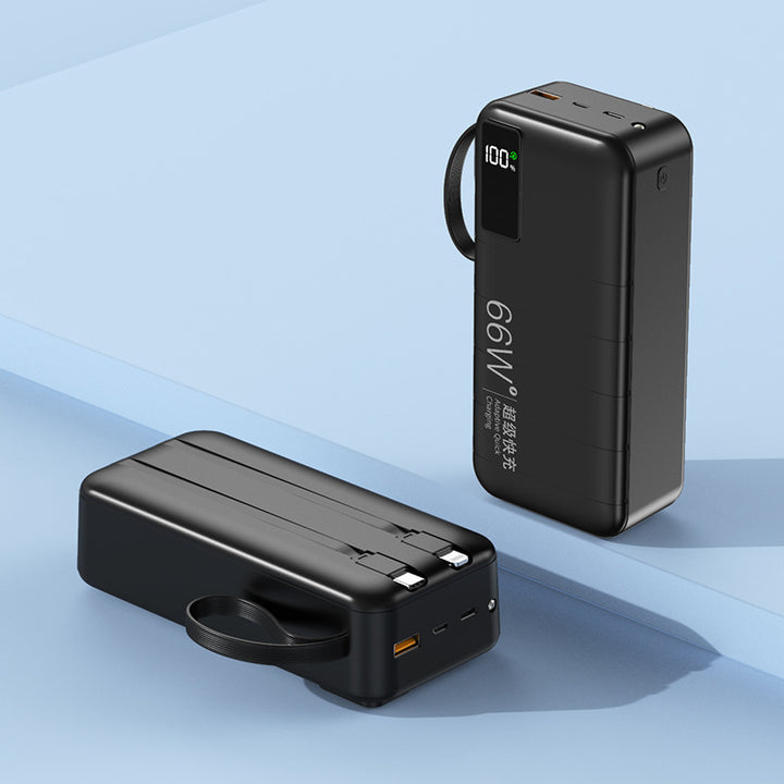 Powerful power bank with 66W fast charging function and intelligent LCD display Bowlift