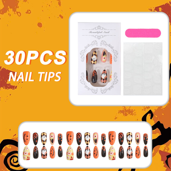 Creative Halloween Press-On Nail Tips Bowlift