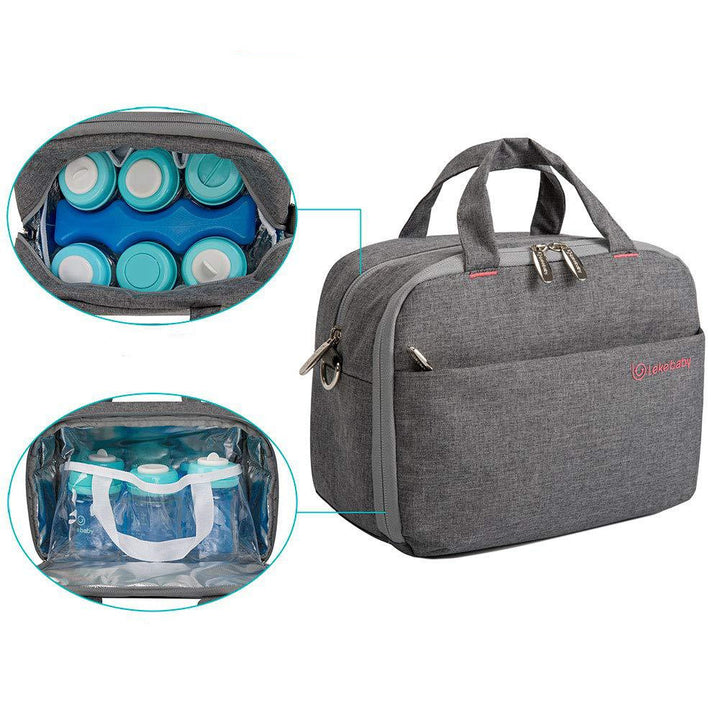 Unisex cooler bag with two opening types and insulating interior Bowlift