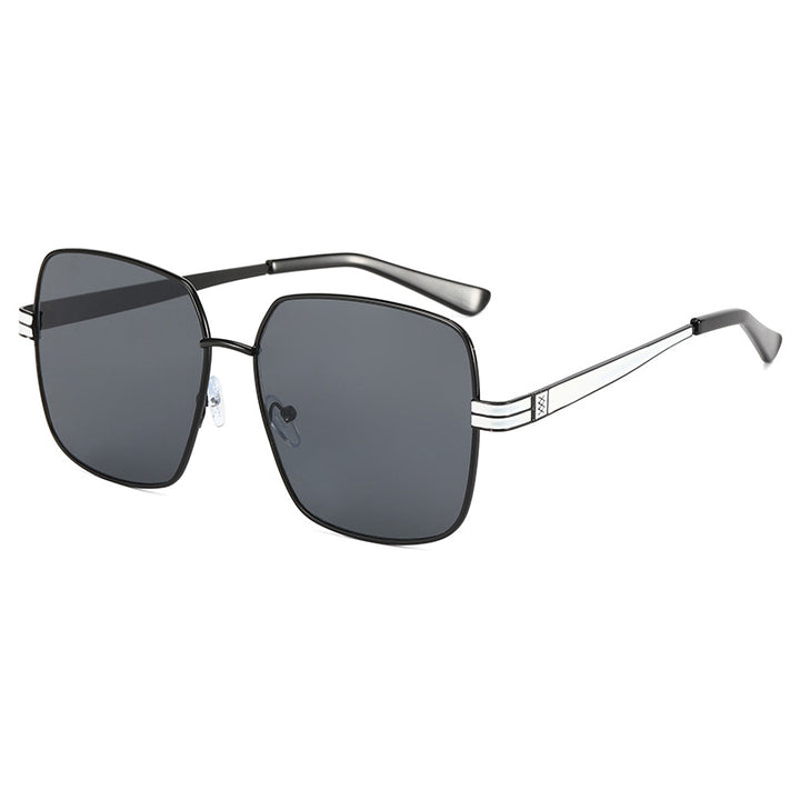 Women's fashionable square glasses with delicate metal frame Bowlift