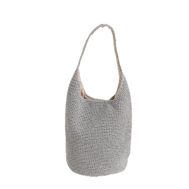 Handcrafted shopping bag in modern net design Bowlift