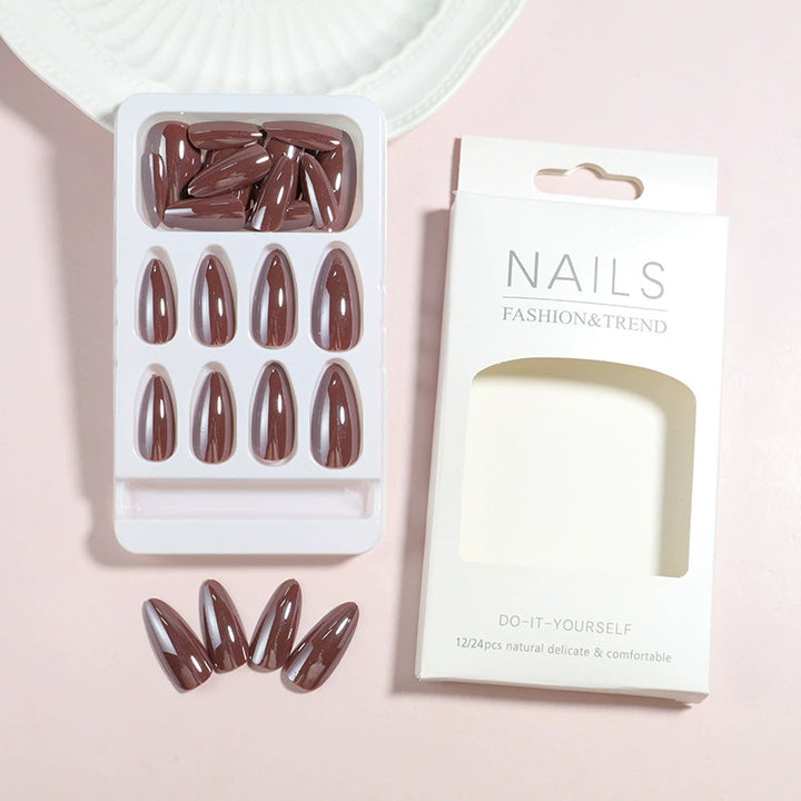 Glossy Faux Nail Set Bowlift