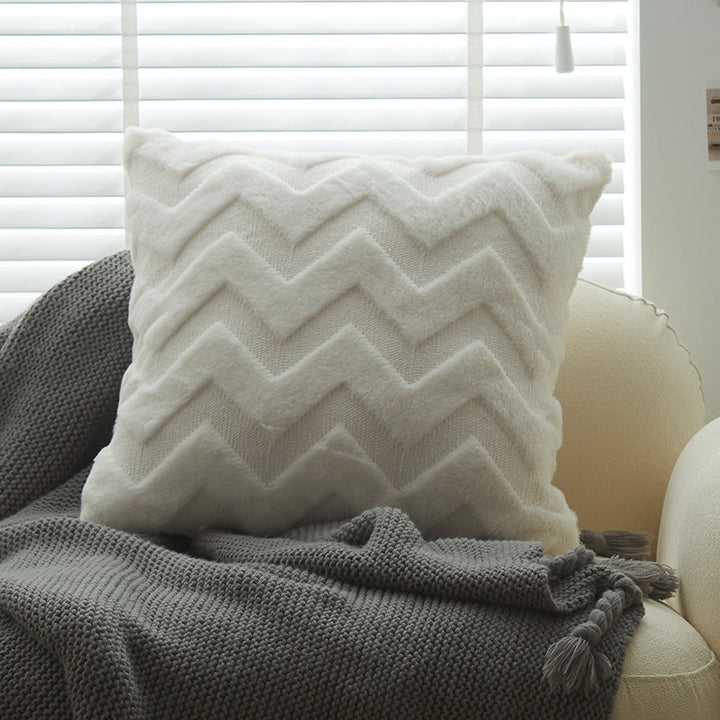 Textured Chevron Throw Pillow