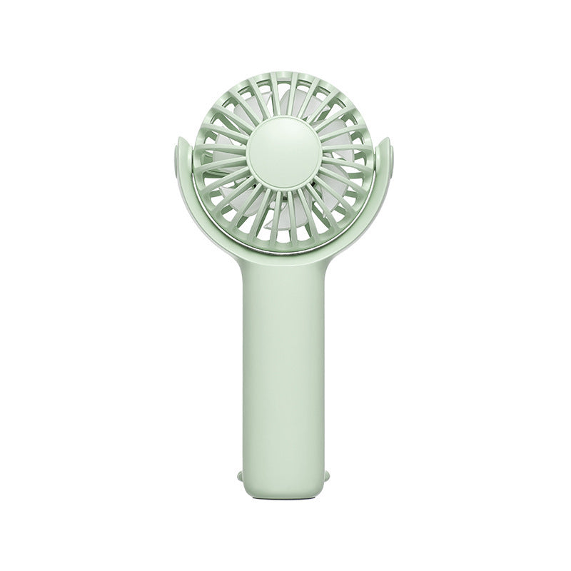 Women portable handheld fan with ergonomic grip and USB charging Bowlift