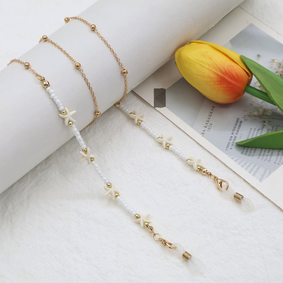 Beach-Inspired Beaded Eyewear Chain Bowlift