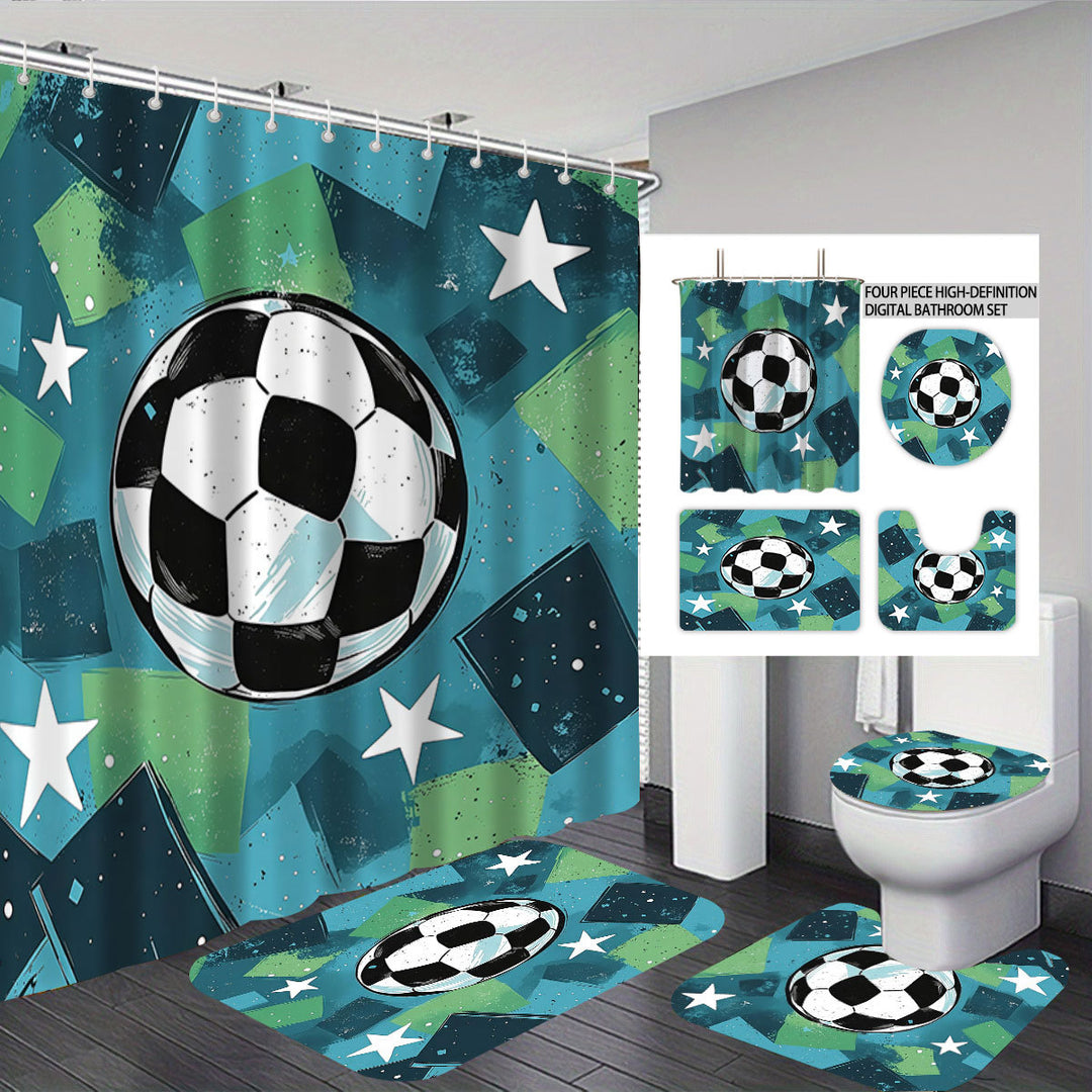 Basketball-Themed Bathroom Decor Set Bowlift