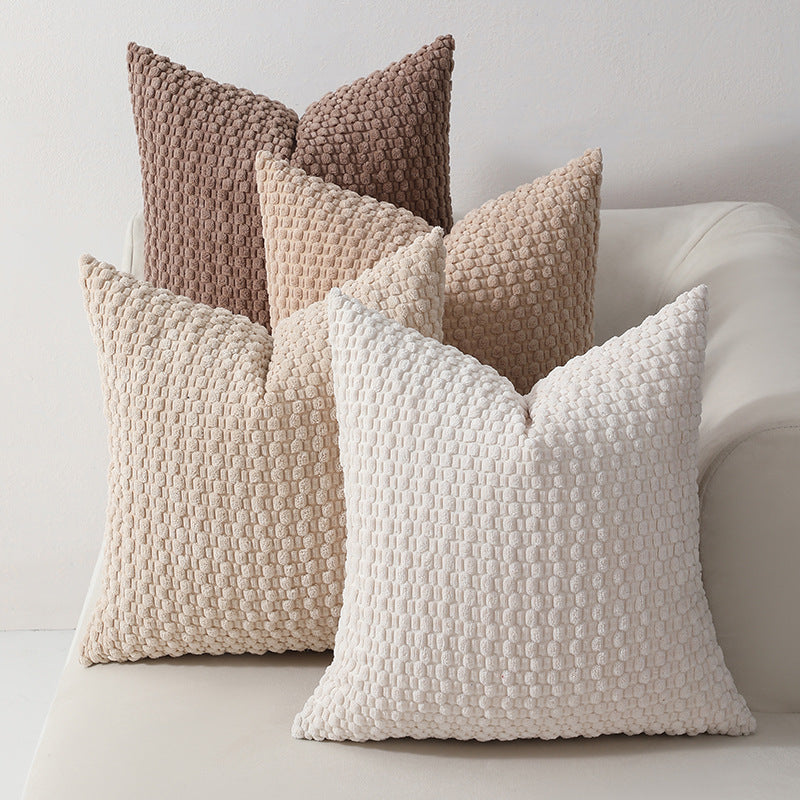 Textured Knit Decorative Pillow