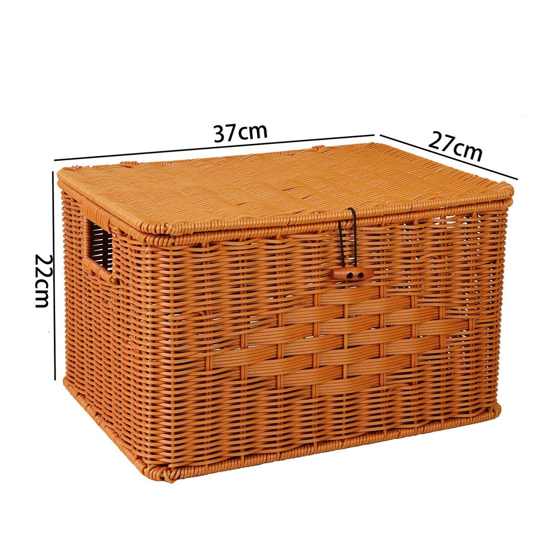 Stylish Woven Storage Chest Bowlift