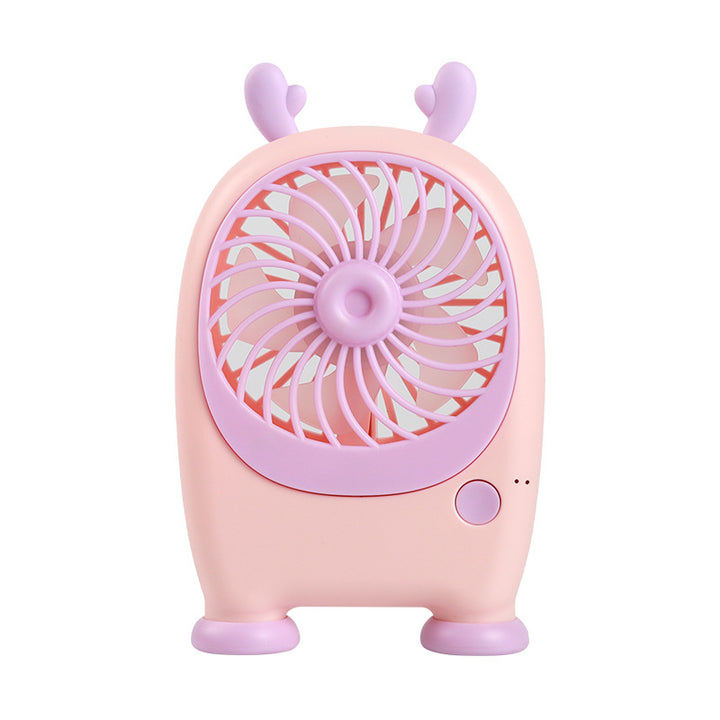 Women's portable handheld fan in playful rabbit design Bowlift