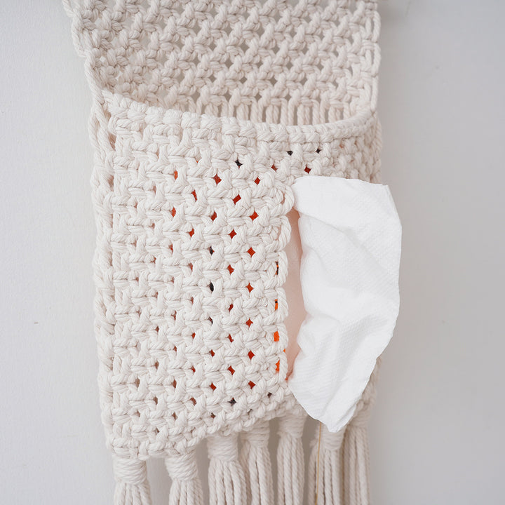 Decorative Macramé Wall Organizer Bowlift