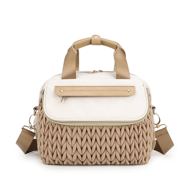 Modular handbag with braided design Bowlift
