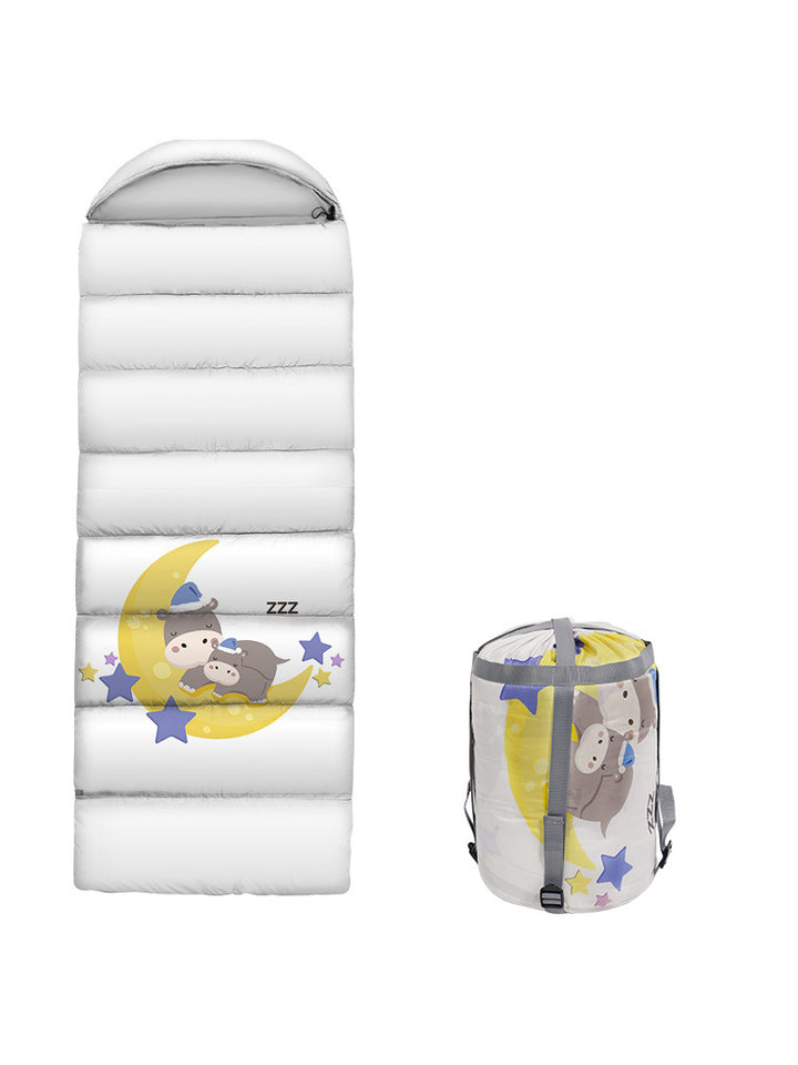 High-quality and warm sleeping bag with headrest Bowlift