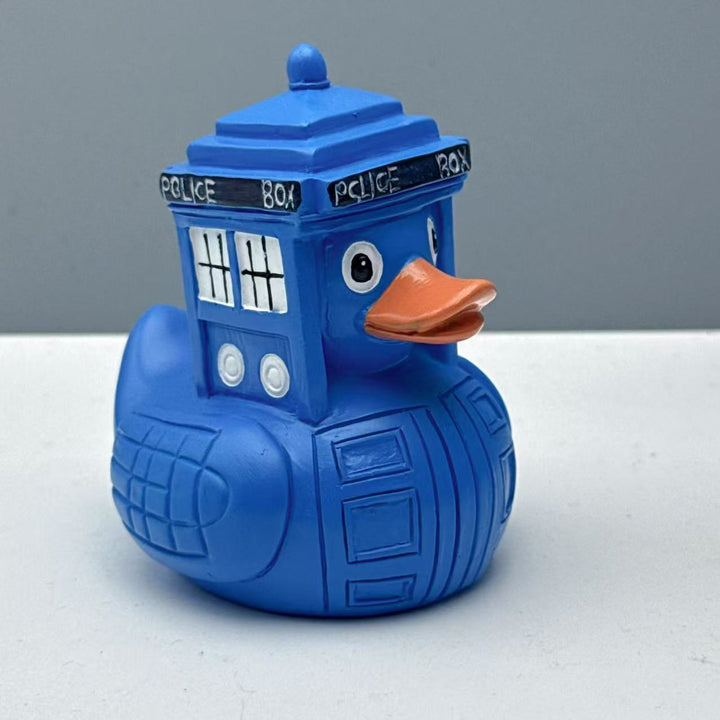 Playful rubber duck in police design Bowlift