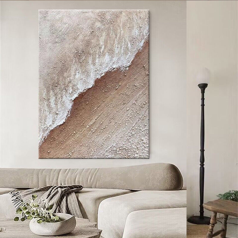 Textured Coastal Wave Canvas Art