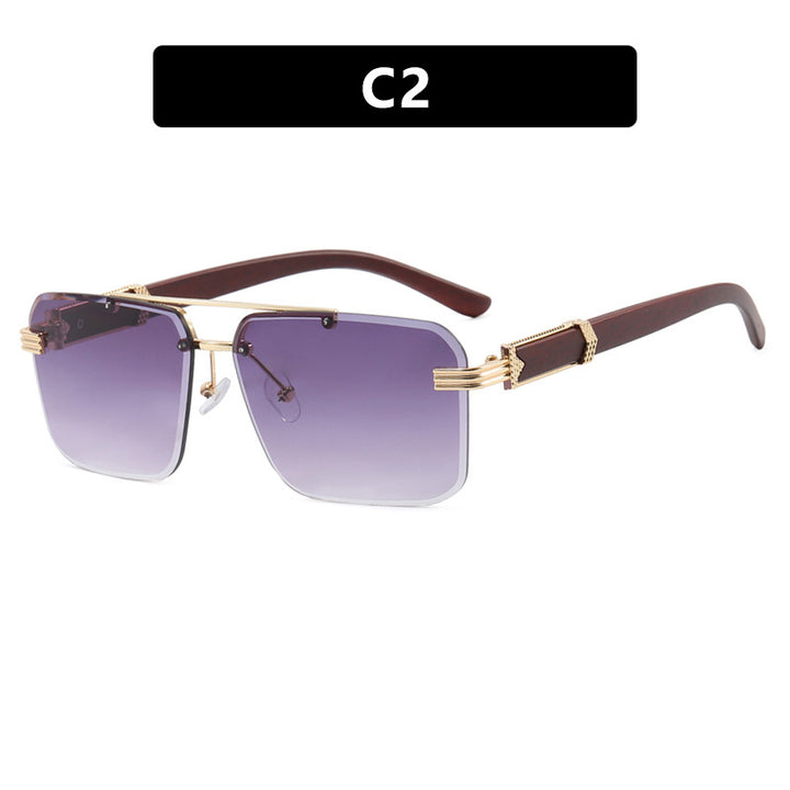 Women's geometric oversized sunglasses with trendy design and luxurious accents Bowlift