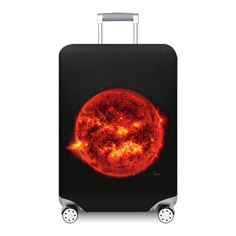 Unisex nan Kids Luggage Cover for Hard Shell Suitcases with Fun Space Design made of Elastic Polyester-Spandex Bowlift