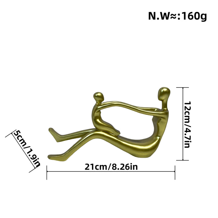 Stylish sculpture with intertwined figures Bowlift
