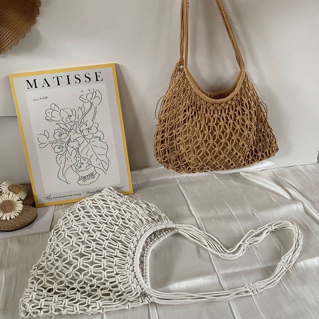 Hand-knotted shopping and leisure bag Bowlift