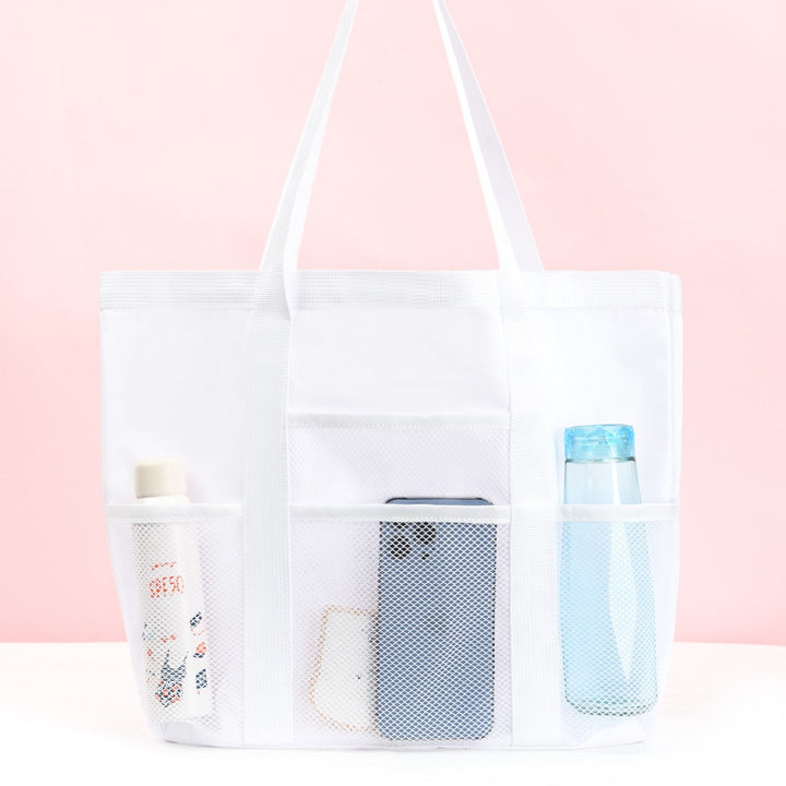 Multifunctional shopping bag with practical outer pockets Bowlift