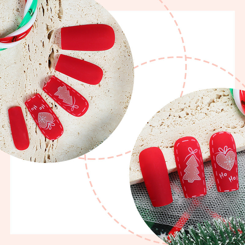 Festive Holiday-Themed Press-On Nails Bowlift