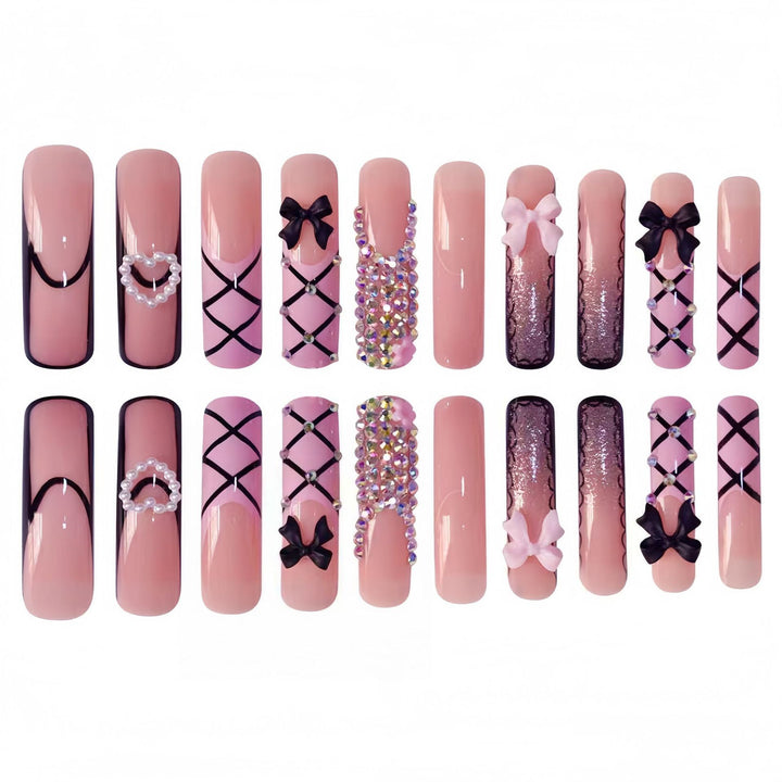 Glamorous Statement Nail Art Extensions Bowlift