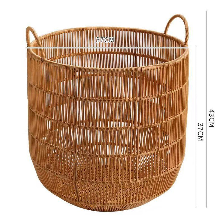 Decorative Woven Storage Basket Bowlift