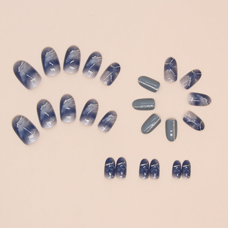 Premium Marble Design Press-On Nail Tips Bowlift