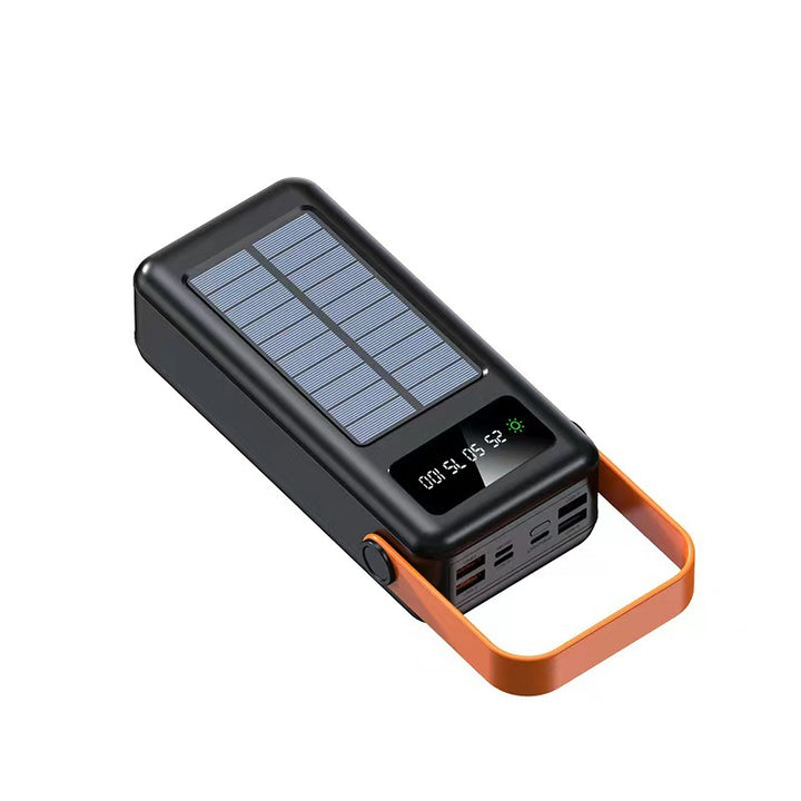 Portable Solar Power Bank with Multiple Charging Ports and LED Display Bowlift