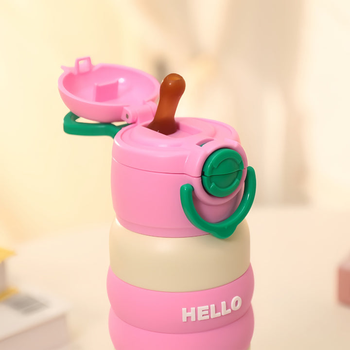Women's durable water bottle with practical lid Bowlift