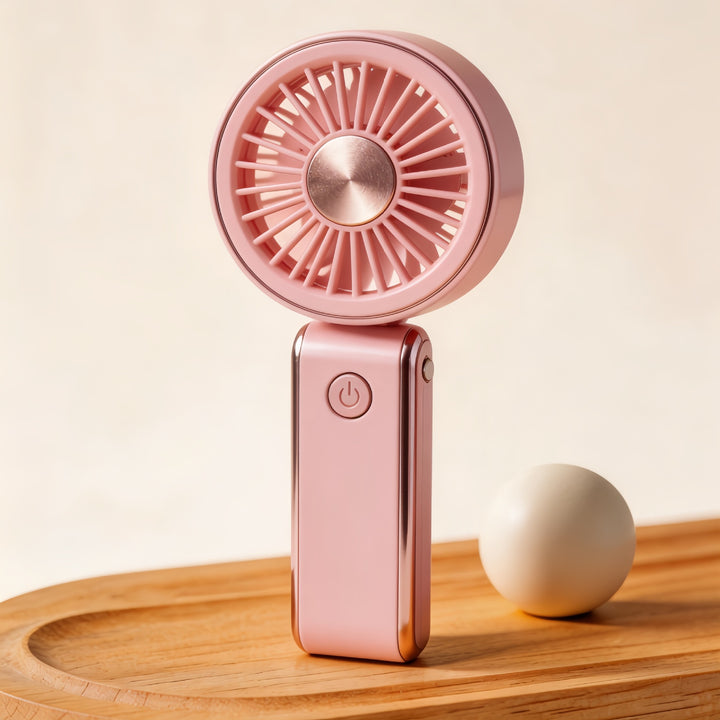 Women Portable Mini Handheld Fan with USB Charging Function Bowlift