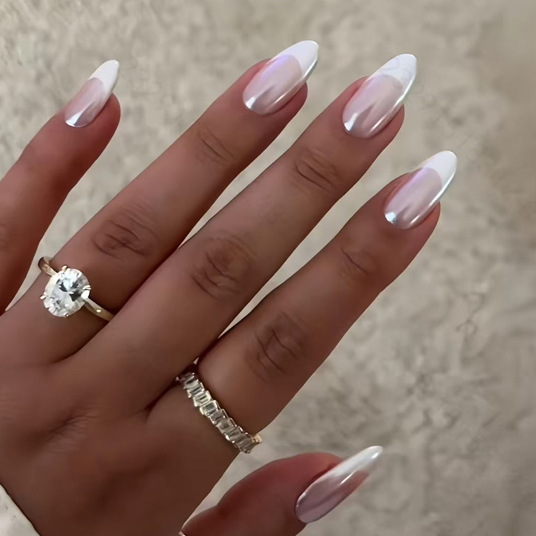 Premium Glossy Press-On Nail Extensions Bowlift