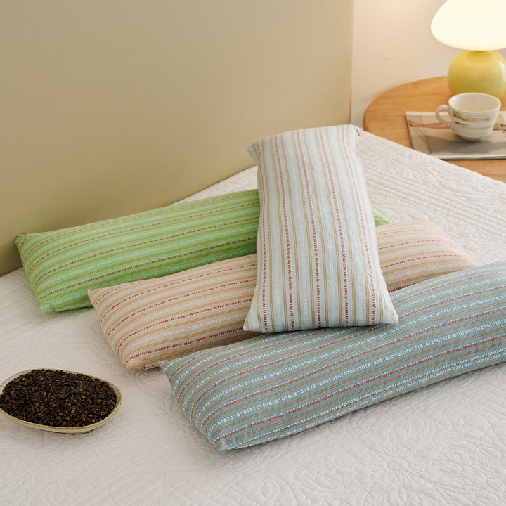 Neck support roll with stylish stripes Bowlift